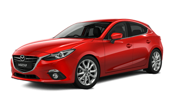 Mellomstor leiebil - Mazda 3 e.l.